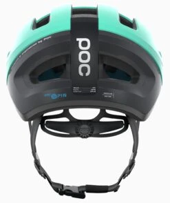 POC Omne Air Resitstance Spin Rennradhelm - Fluorite Green Mat -Fahrradhelm 10723 POC OmneAirResistanceSPIN 1437 FluoriteGreen rear