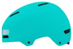 Giro Dime FS Kinder-Skatehelm - Matte Screaming Teal -Fahrradhelm 200184025 giro dime fs youth matte screaming teal left