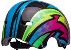 Bell SPAN Skaterhelm & Fahrradhelm-gloss Blue/magenta Psycho -Fahrradhelm 210165051 bell span bmx psycho gloss blue magenta back right 1