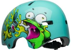 Bell SPAN Skaterhelm & Fahrradhelm-gloss Light Blue Chum