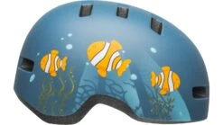 Bell Lil Ripper Kinder Fahrradhelm - Mat Gray/blue Fish -Fahrradhelm 210208009 bell lil ripper matte grey blue fish 1