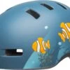Bell Lil Ripper Kinder Fahrradhelm - Mat Gray/blue Fish