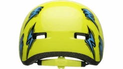 Bell Lil Ripper Kinder Fahrradhelm - Hi-viz/blue Bolt -Fahrradhelm 210208015 bell lil ripper youth helmet bolt gloss hi viz back
