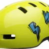 Bell Lil Ripper Kinder Fahrradhelm - Hi-viz/blue Bolt -Fahrradhelm 210208015 bell lil ripper youth helmet bolt gloss hi viz main