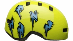 Bell Lil Ripper Kinder Fahrradhelm - Hi-viz/blue Bolt -Fahrradhelm 210208015 bell lil ripper youth helmet bolt gloss hi viz right