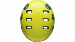 Bell Lil Ripper Kinder Fahrradhelm - Hi-viz/blue Bolt -Fahrradhelm 210208015 bell lil ripper youth helmet bolt gloss hi viz top