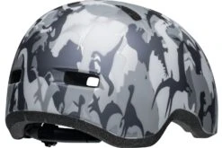 Bell Lil Ripper Kinder Fahrradhelm - Camosaurus -Fahrradhelm 210208027 bell lil ripper camosaurus matte gray silver back right