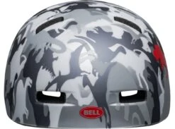 Bell Lil Ripper Kinder Fahrradhelm - Camosaurus -Fahrradhelm 210208027 bell lil ripper camosaurus matte gray silver front