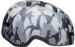 Bell Lil Ripper Kinder Fahrradhelm - Camosaurus -Fahrradhelm 210208027 bell lil ripper camosaurus matte gray silver right