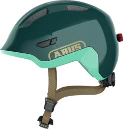ABUS Smiley 3.0 ACE LED Kinder-Fahrradhelm - Royal Green