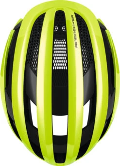 ABUS AirBreaker Rennradhelm - Neon Yellow -Fahrradhelm 81738 AirBreaker neon yellow top 3