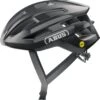 ABUS Powerdom Mips Rennradhelm - Black Shiny -Fahrradhelm 91924 POWERDOME MIPS SHINY BLACK SIDE CMYK