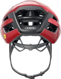ABUS Powerdom Mips Rennradhelm - Blaze Red Shiny -Fahrradhelm 91965 POWERDOME MIPS BLAZE RED REAR CMYK