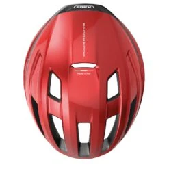 ABUS Powerdom Mips Rennradhelm - Blaze Red Shiny -Fahrradhelm 91965 POWERDOME MIPS BLAZE RED TOP CMYK