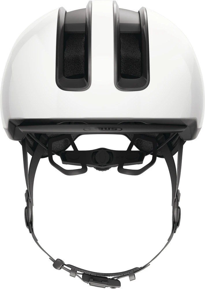 ABUS HUD-Y City- Fahrradhelm - Shiny White 4 ABUS HUD-Y City- Fahrradhelm - Shiny White – Bild 2