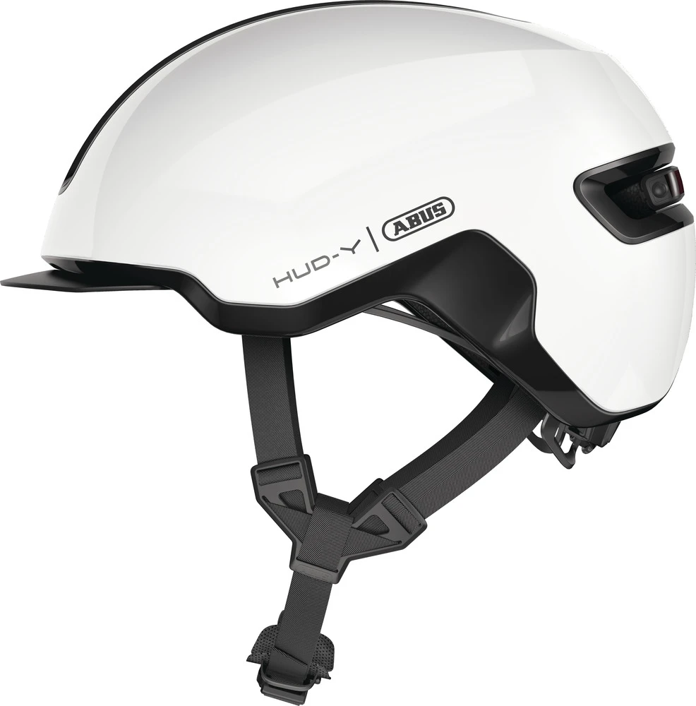 ABUS HUD-Y City- Fahrradhelm - Shiny White 3 ABUS HUD-Y City- Fahrradhelm - Shiny White