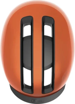 ABUS HUD-Y City- Fahrradhelm - Goldfish Orange 9 ABUS HUD-Y City- Fahrradhelm - Goldfish Orange -Fahrradhelm 91990 HUD Y GOLDFISH ORANGE TOP CMYK 3