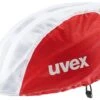 Uvex Rain Cap Bike Helm-Regenschutz-red/white