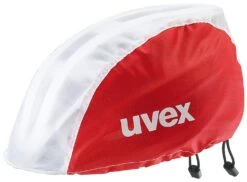 Uvex Rain Cap Bike Helm-Regenschutz-red/white