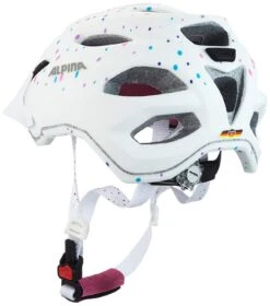 Alpina Carapax Jr. Fahrradhelm - White Polke Dots -Fahrradhelm A9702111 Alpina Carapax Junior white polka 4