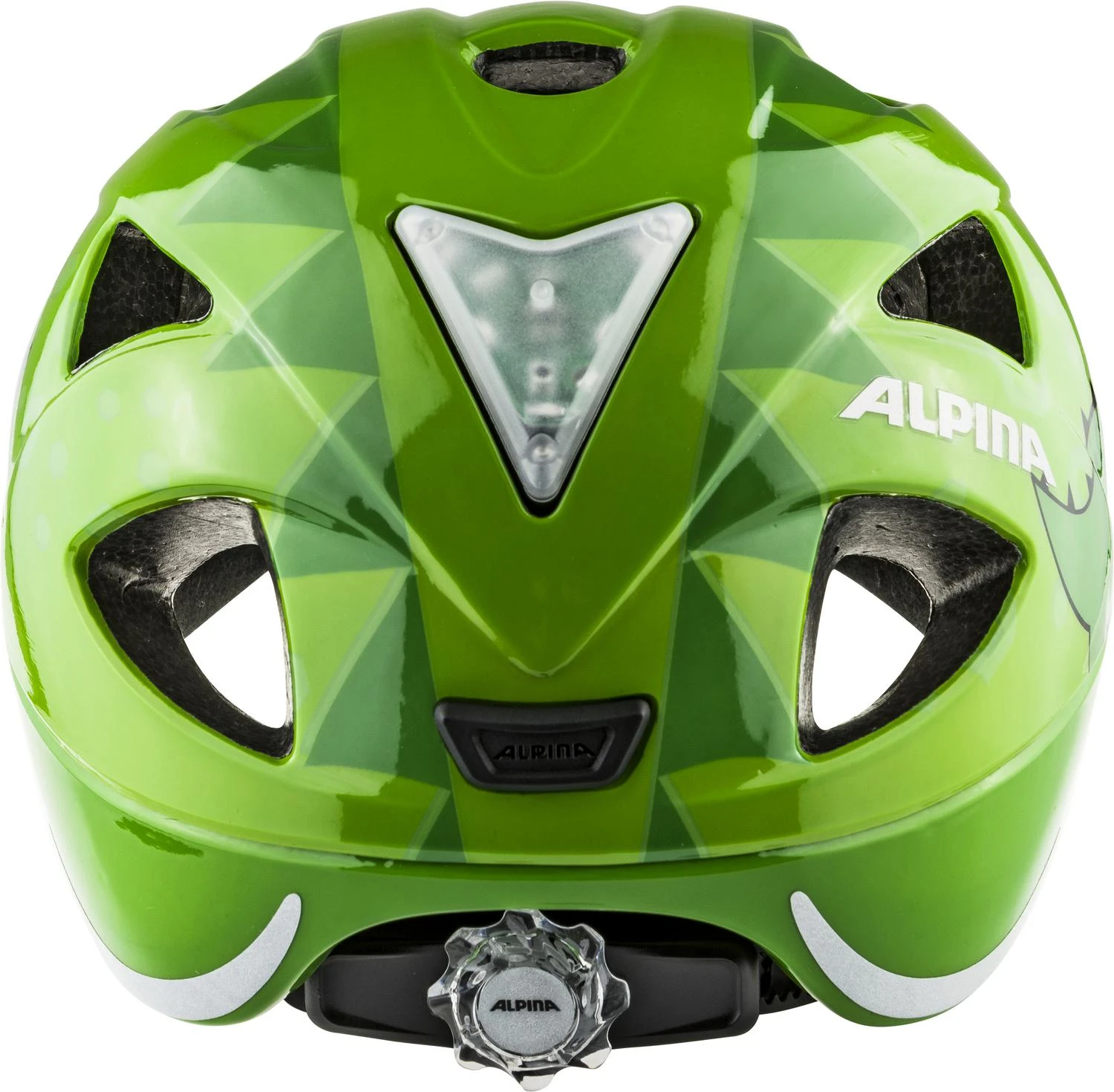 Alpina Ximo Flash Kinder Fahrradhelm - Green Dino 4 Alpina Ximo Flash Kinder Fahrradhelm - Green Dino – Bild 2