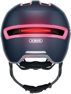 ABUS HUD-Y City- Fahrradhelm - Midnight Blue -Fahrradhelm Abus Hud y city stadt fahrradhelm ebike helm flower midnight blue 3