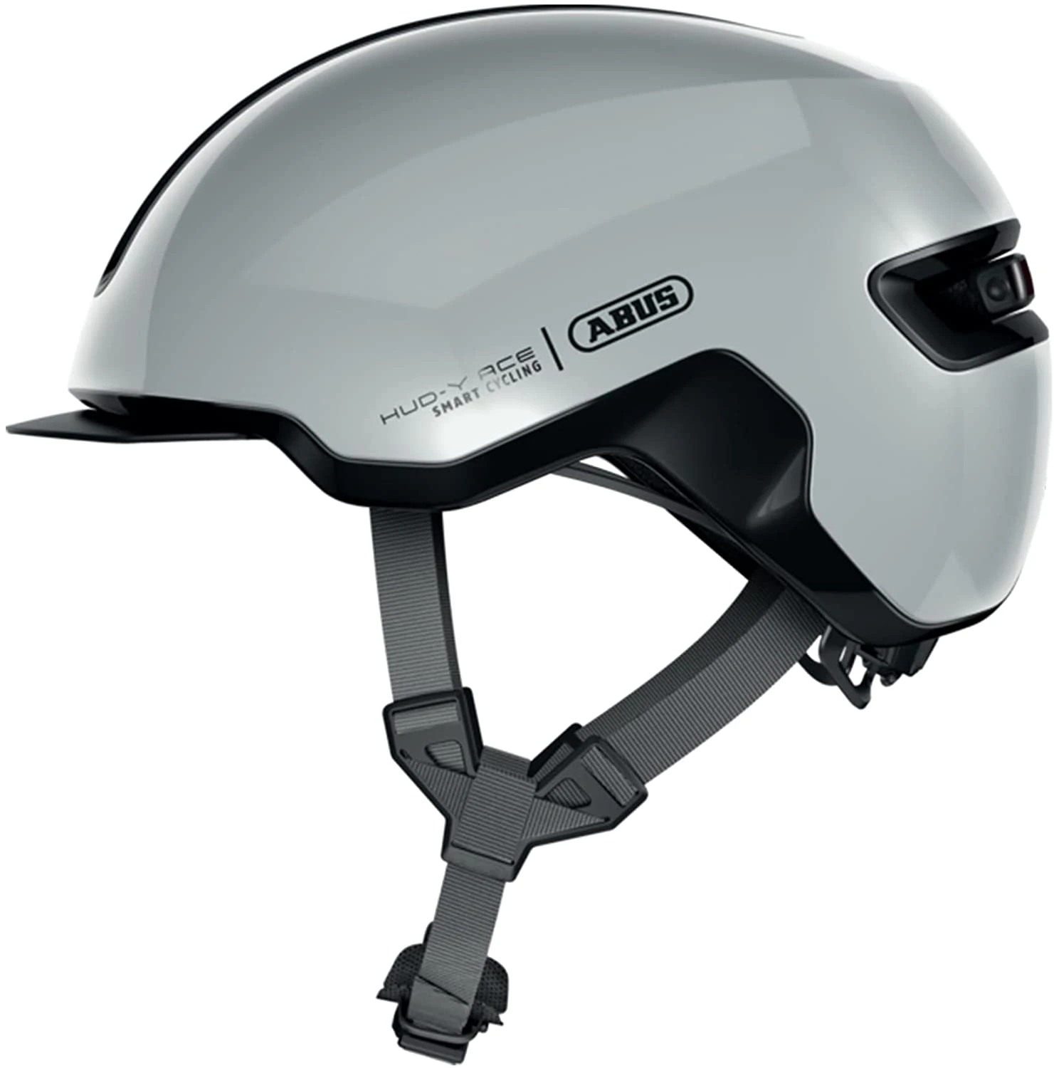 ABUS HUD-Y City- Fahrradhelm - Race Grey 3 ABUS HUD-Y City- Fahrradhelm - Race Grey