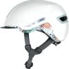 ABUS HUD-Y City- Fahrradhelm - Flower White Shiny 2 ABUS HUD-Y City- Fahrradhelm - Flower White Shiny -Fahrradhelm Abus Hud y city stadt fahrradhelm ebike helm flower white L 1