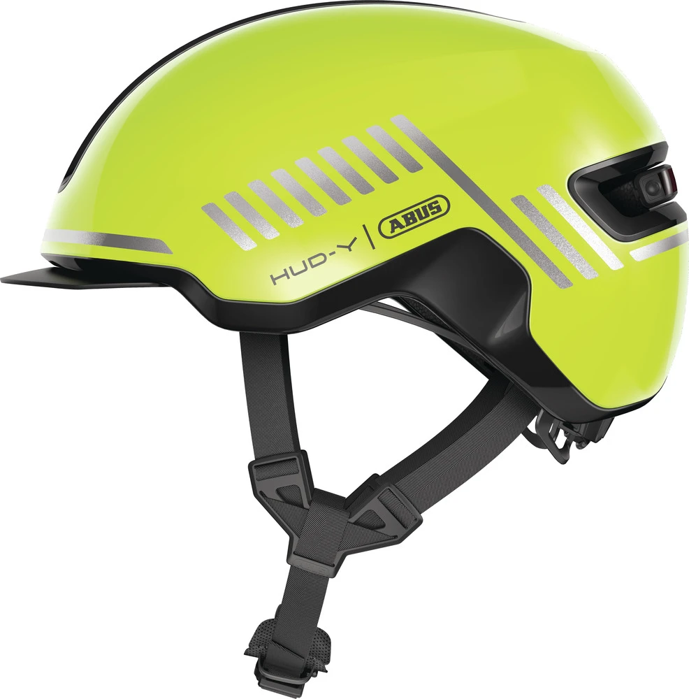 ABUS HUD-Y City- Fahrradhelm - Signal Yellow 3 ABUS HUD-Y City- Fahrradhelm - Signal Yellow
