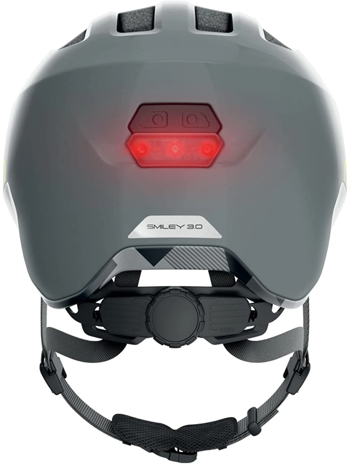ABUS Smiley 3.0 ACE LED Kinder-Fahrradhelm - Shiny Grey 5 ABUS Smiley 3.0 ACE LED Kinder-Fahrradhelm - Shiny Grey – Bild 3