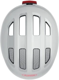 ABUS Smiley 3.0 ACE LED Kinder-Fahrradhelm - White Shiny -Fahrradhelm Abus Smiley 3 0 Ace kinder fahrradhelm shiny white 4