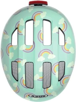 ABUS Smiley 3.0 LED Kinder-Fahrradhelm - Blue Rainbow -Fahrradhelm Abus Smiley 3 0 LED kinder fahrradhelm blue rainbow 4