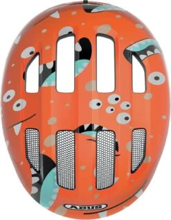 ABUS Smiley 3.0 Kinder-Fahrradhelm - Orange Monster -Fahrradhelm Abus Smiley 3 0 kinder fahrradhelm orange monster 4