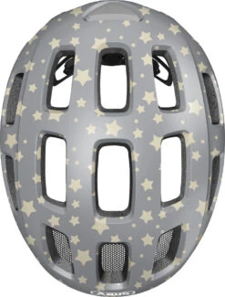 ABUS Youn-I 2.0 Junior-Fahrradhelm - Grey Star -Fahrradhelm Abus Youn I 2 0 Kinderfahrradhelm grey star 4