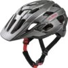 Alpina Anzana Fahrradhelm - Dark Silver Black Red