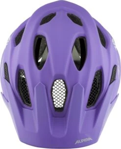 Alpina Carapax Jr. Flash Fahrradhelm - Purple Matt -Fahrradhelm Alpina Carapx jr Fahrradhelm Kinderfahrradhelm lila 2