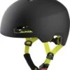 Alpina Hackney Skatehelm-Fahrradhelm - Black-neon Yellow Matt -Fahrradhelm Alpina Hackney Kinderfahrradhelm black neon yellow mat 1