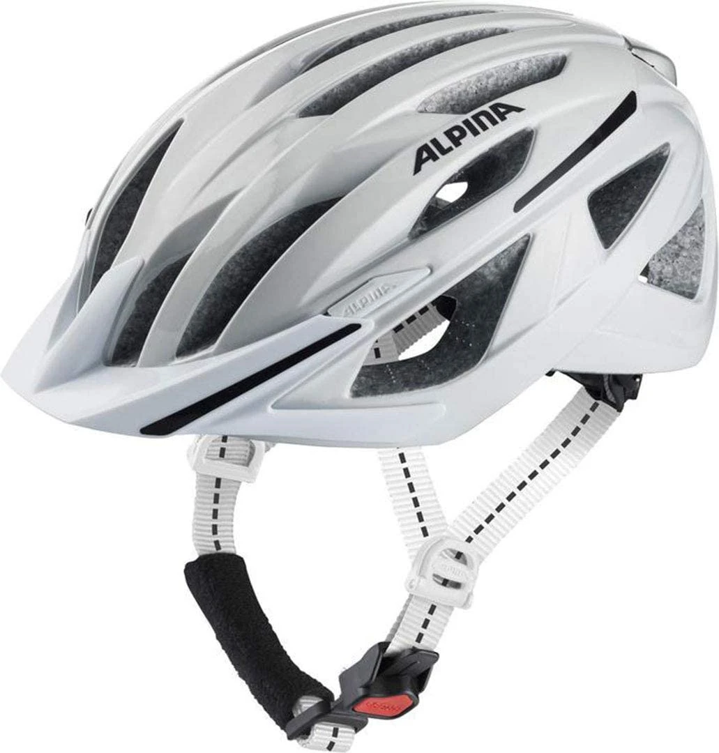 Alpina Haga Fahrradhelm - White Gloss 3 Alpina Haga Fahrradhelm - White Gloss