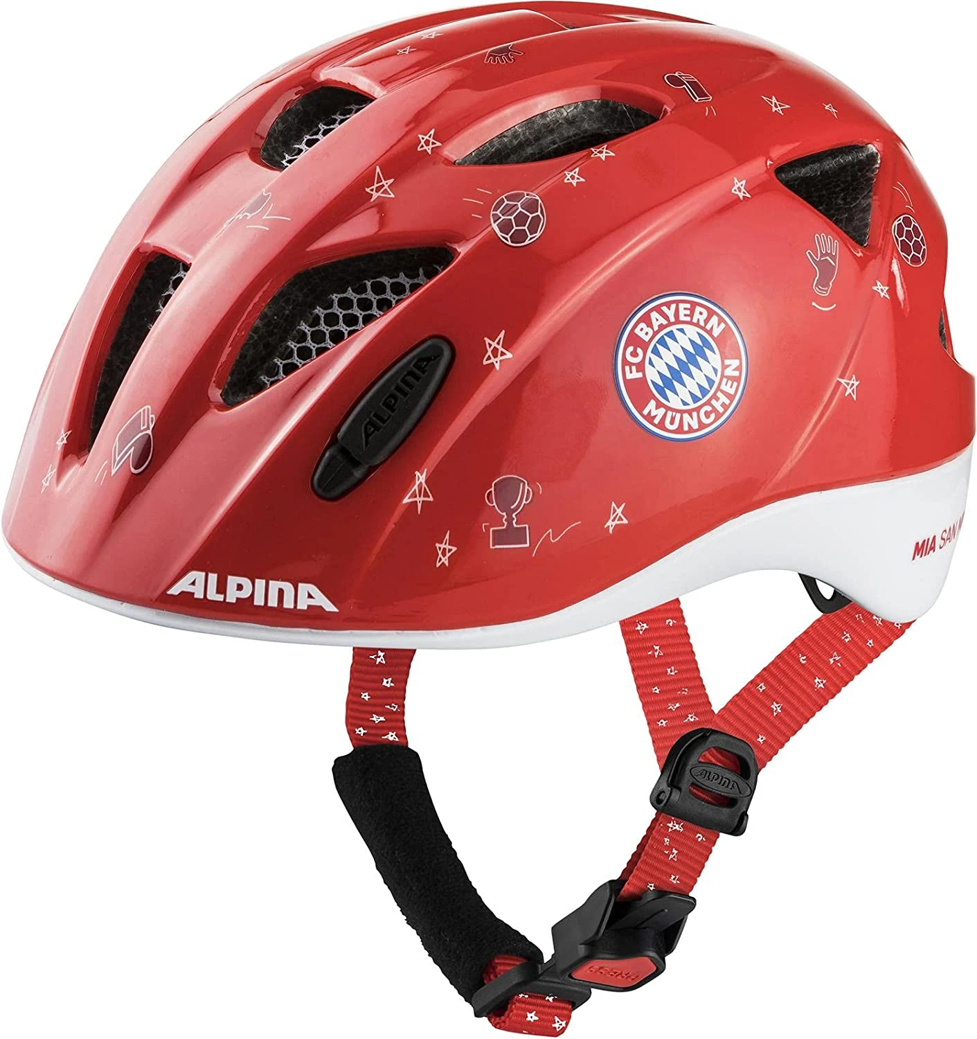 Alpina Ximo FCB Kinder Fahrradhelm - FC Bayern München 3 Alpina Ximo FCB Kinder Fahrradhelm - FC Bayern München