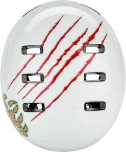 Bell Lil Ripper Kinder Fahrradhelm - Gloss White Grizzly -Fahrradhelm Bell Littly Ripper Kinderfahrradhelm gloss white grizzly 6