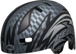 Bell Local Skaterhelm & Fahrradhelm-matte Black Grey Psycho 9 Bell Local Skaterhelm & Fahrradhelm-matte Black Grey Psycho -Fahrradhelm Bell Local Skat Helm Fahrradhelm Skater black grey psycho 2