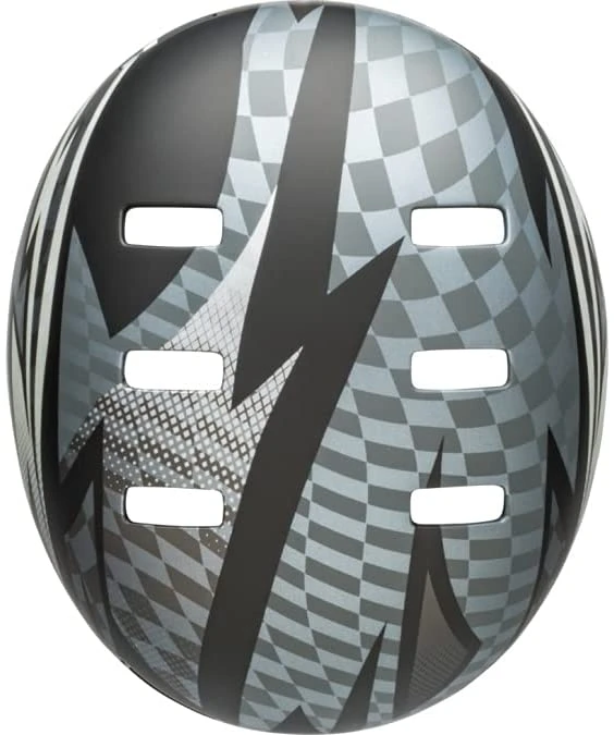 Bell Local Skaterhelm & Fahrradhelm-matte Black Grey Psycho 6 Bell Local Skaterhelm & Fahrradhelm-matte Black Grey Psycho – Bild 4