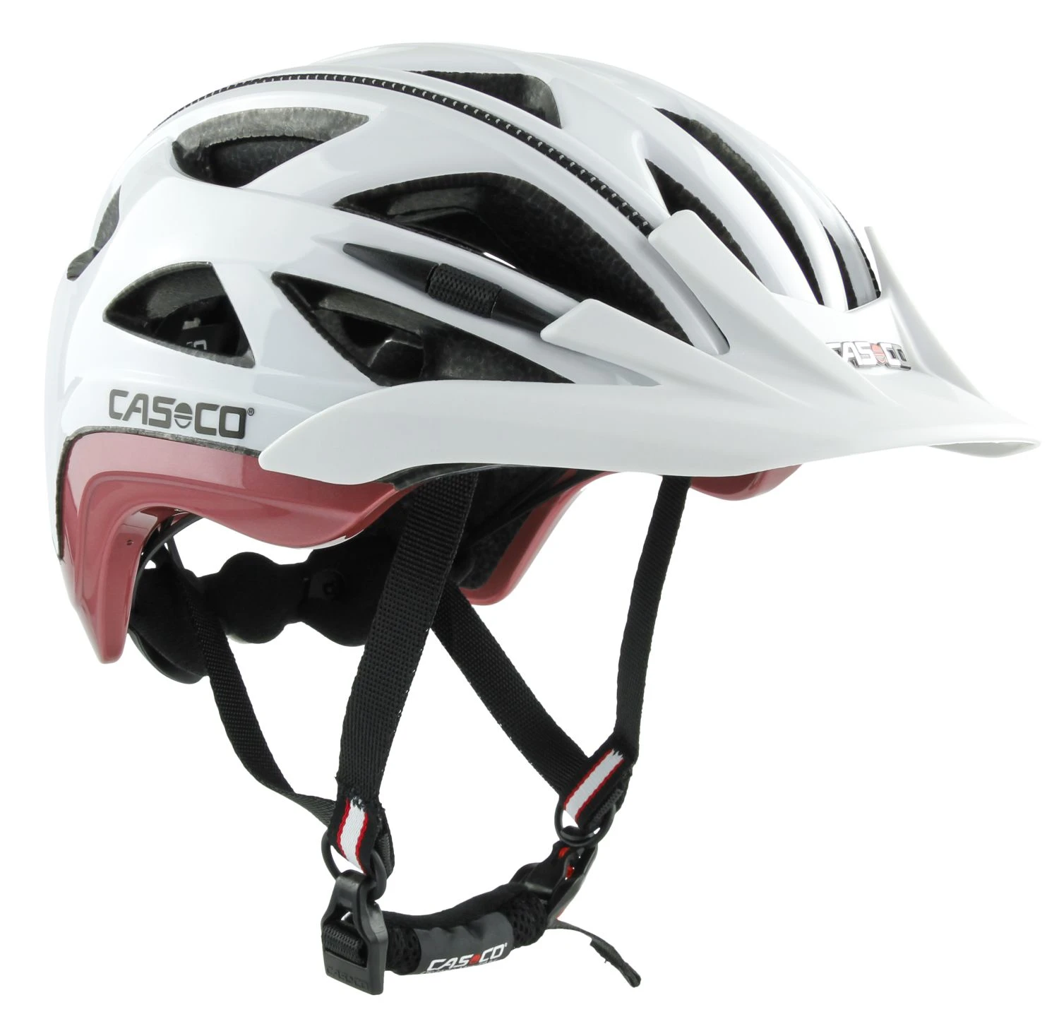 CASCO Activ 2 Fahrradhelm - Weiss Englisch Rose 4 CASCO Activ 2 Fahrradhelm - Weiss Englisch Rose – Bild 2
