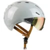 CASCO Roadster Plus Visier Fahrradhelm - Sand Glanz -Fahrradhelm Casco Roadster Fahrradhelm mit Visier Sand Glanz