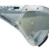 CASCO Visier SPEEDmask - White-Carbonic Clear-silver S1 -Fahrradhelm Casco SPEEDmask clear silver 5016