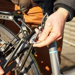 Helmtüte - Helmtasche Mit Diebstahlschutz -Fahrradhelm Helmtuete helmschloss fahrradhelm anschliessen 5