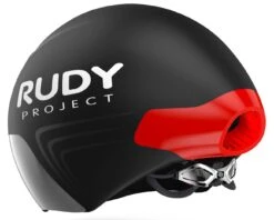 Rudy Project The Wing Triathlon/Timetrail Helmet - Black Matte -Fahrradhelm Rudy Project Aero Triathlon Helmet Helm The wing black red hl730010 4