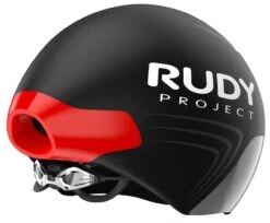 Rudy Project The Wing Triathlon/Timetrail Helmet - Black Matte -Fahrradhelm Rudy Project Aero Triathlon Helmet Helm The wing black red hl730010 5