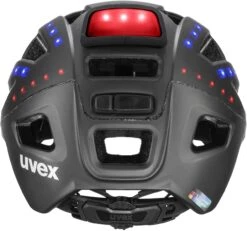 Uvex Finale 2.0 Light Fahrradhelm-black-silver Mat -Fahrradhelm S41004302 uvex finale light 2 0 Fahrradhelm mit LED Licht Sensor black mat 4