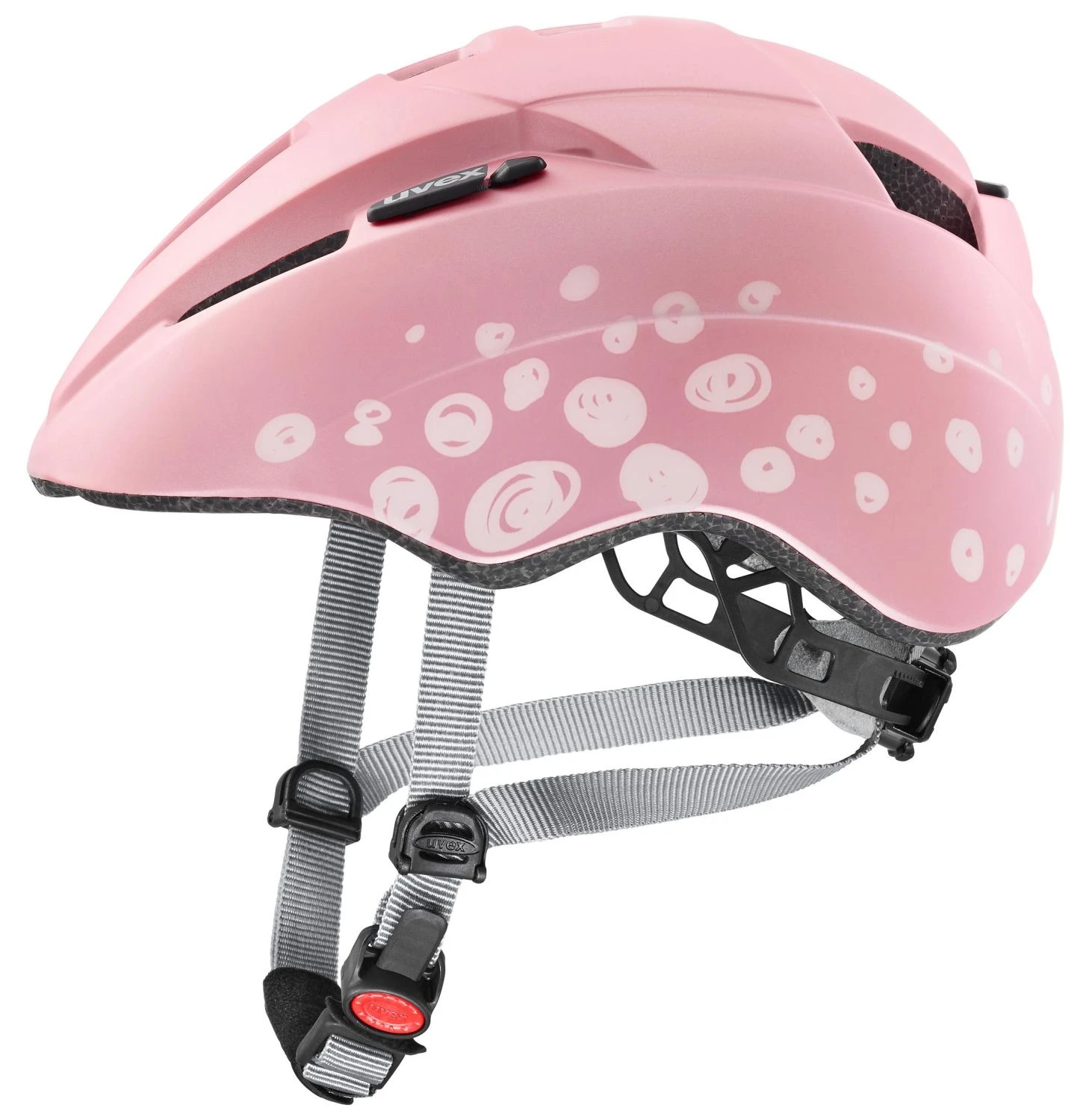 Fahrradhelm Uvex Kid 2 Cc Kinderhelm - Pink Polka Dots Mat 3 Fahrradhelm Uvex Kid 2 Cc Kinderhelm - Pink Polka Dots Mat